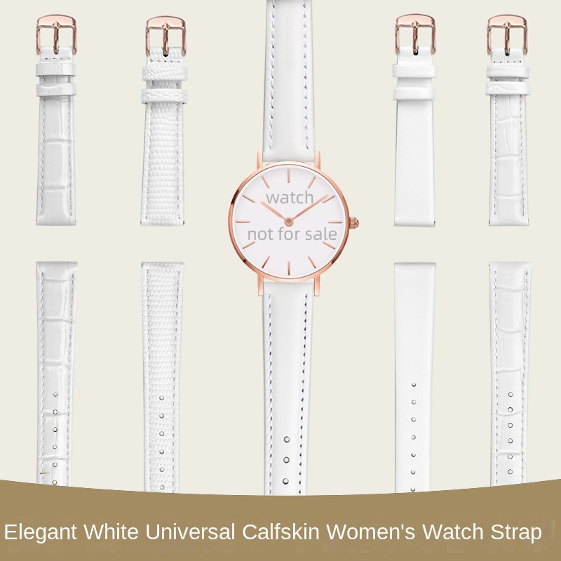 Smartwatch Casio Watches For Men - 화이트 시계 벨트 퀵 릴리스 가죽