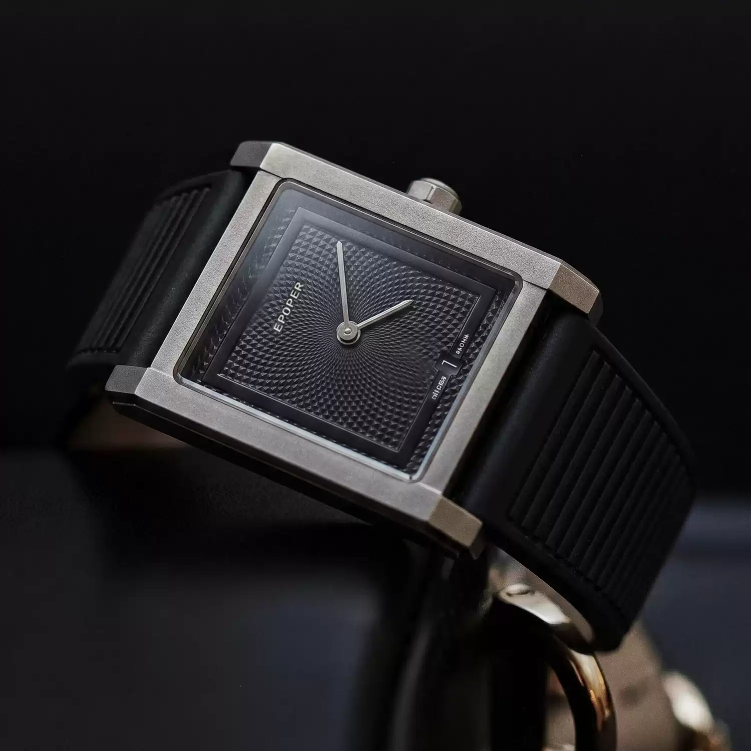 Smartwatch Square Watches For Men - 사각형 다이얼 남성용 쿼츠 시계 미니멀리스트
