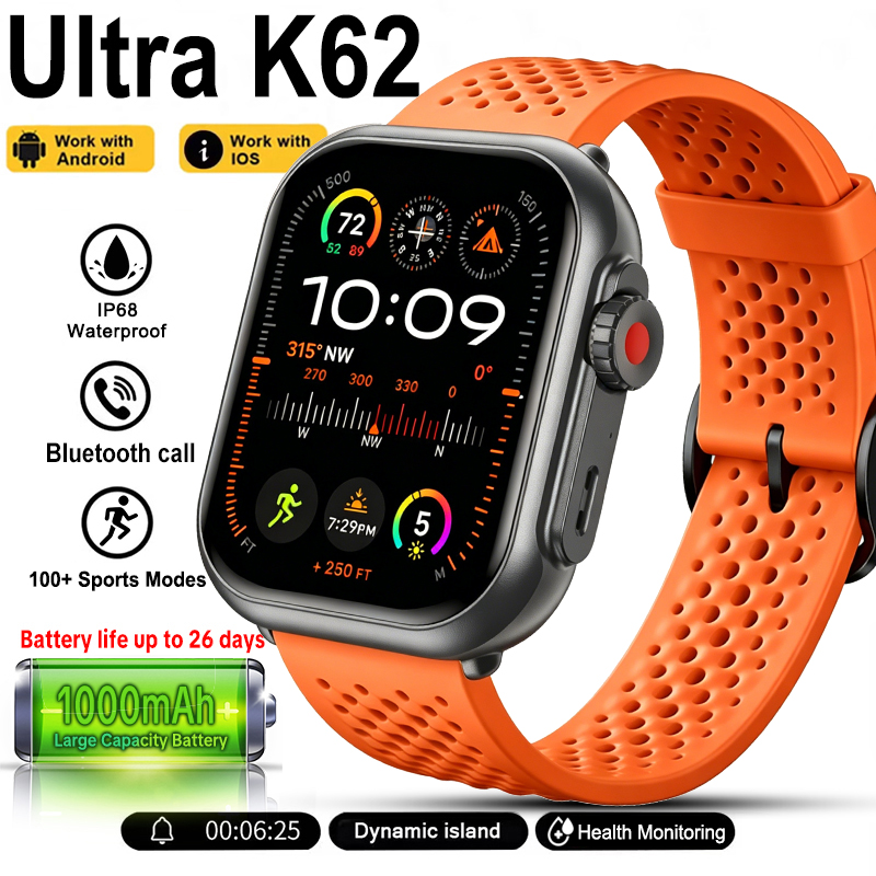Smartwatch Sports Watches For Women - 뉴 워치 울트라 K62 스마트워치 남녀공용