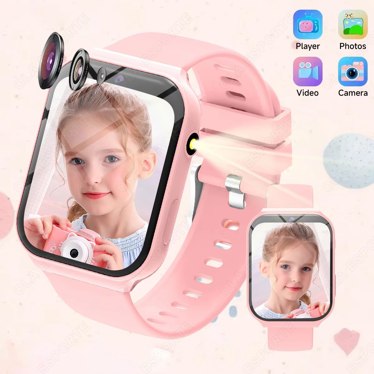 Smartwatch Watches Birthday Gift For Girls - 2025년 신형 어린이 스마트워치 HD 카메라