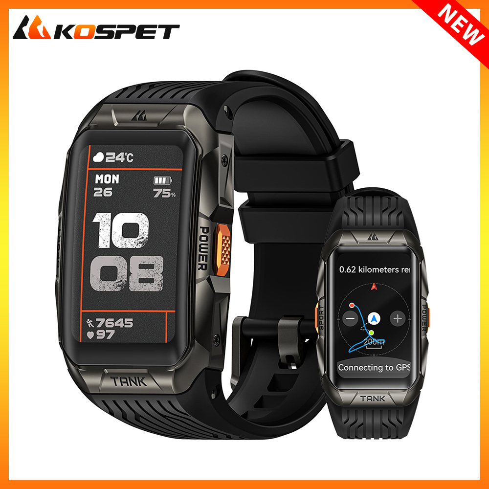 Smartwatch Square Watches For Men - 2025 KOSPET TANK X2 남성용 울트라