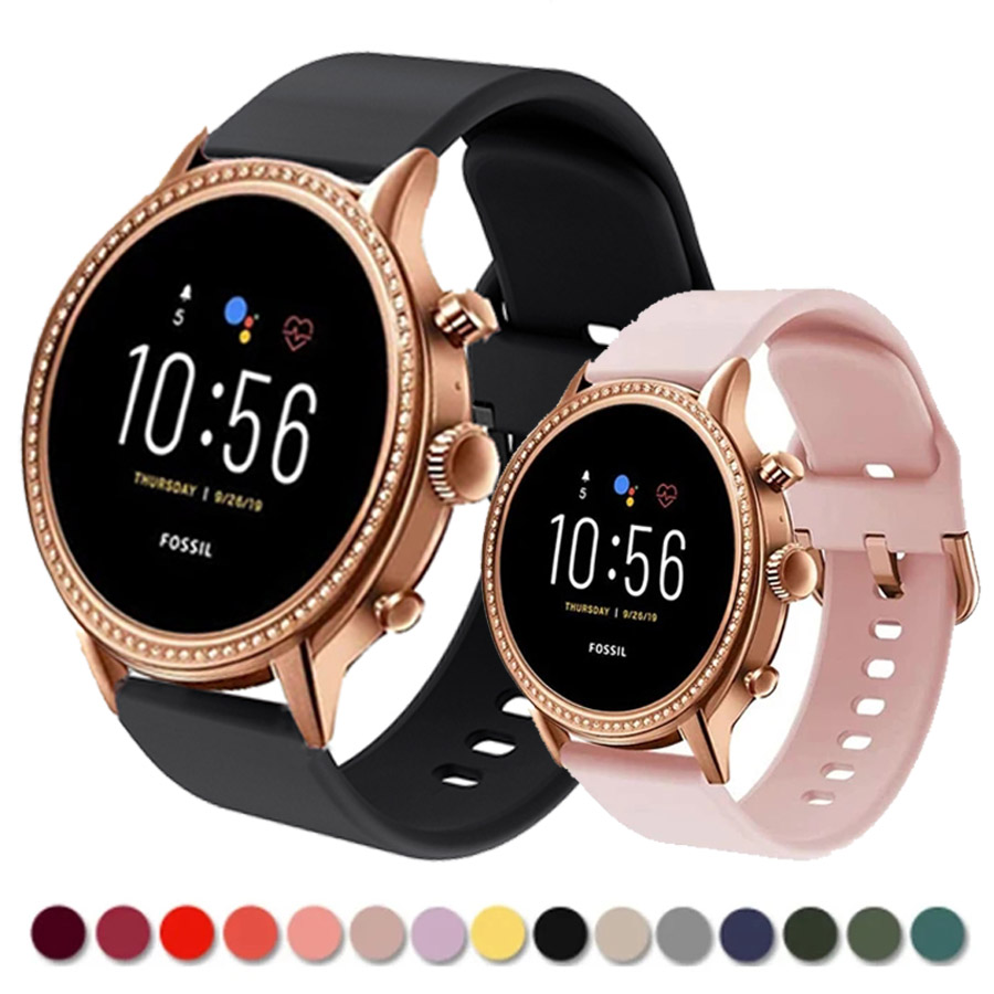 Fossil Watches Smartwatch Gen 4 - 화석 여성용 Gen 6 용 실리콘