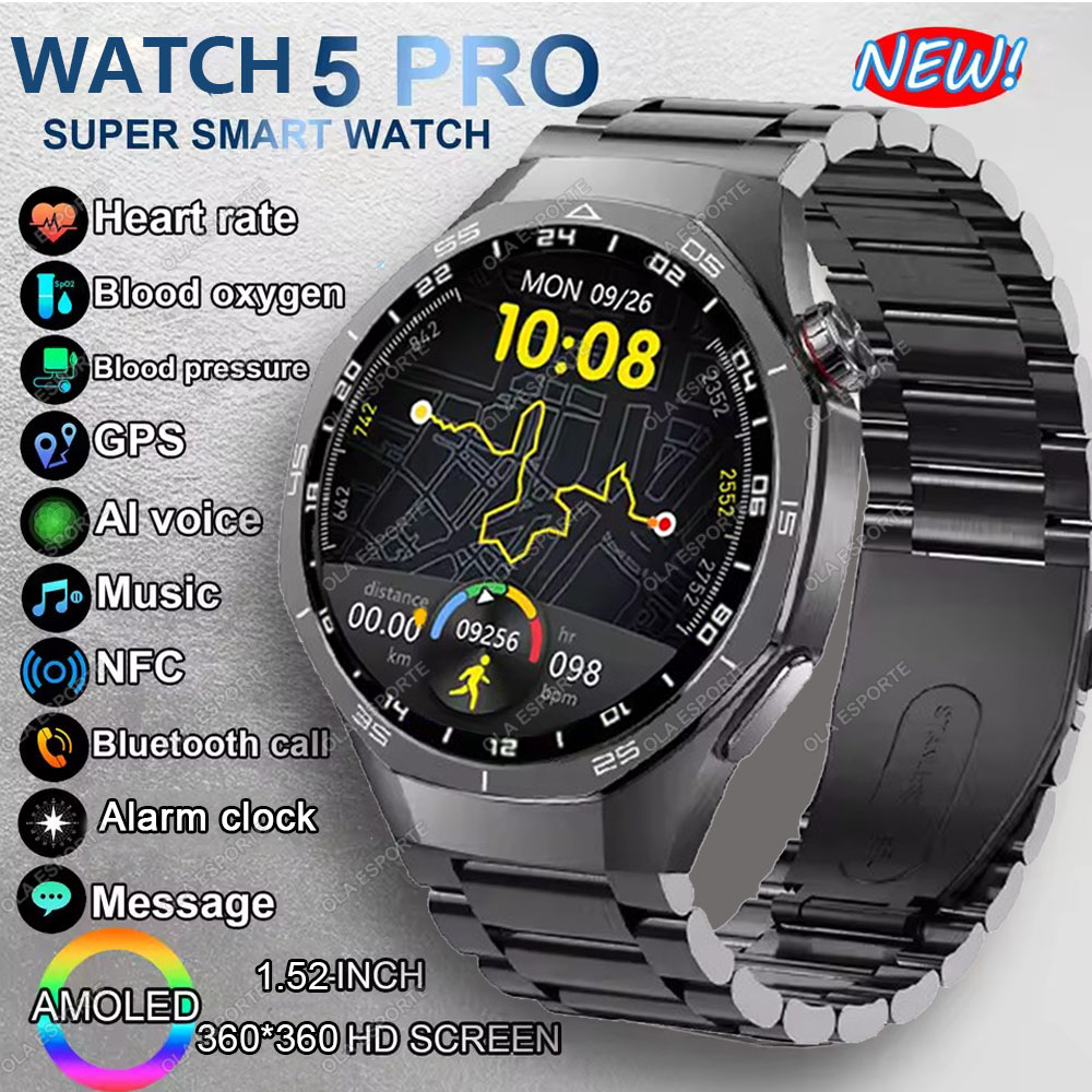 Smartwatch Sports Watches For Women - 뉴 워치 5 프로 스마트워치 1.53인치