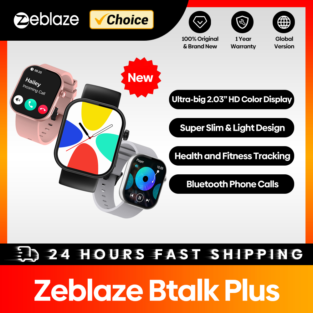 Smartwatch Health Watches For Men - 새로운 Zeblaze Btalk Plus 음성 통화