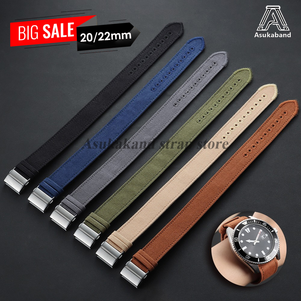 Smartwatch Casio Watches For Men - 20mm 22mm 나일론 시계 스트랩 오메가용