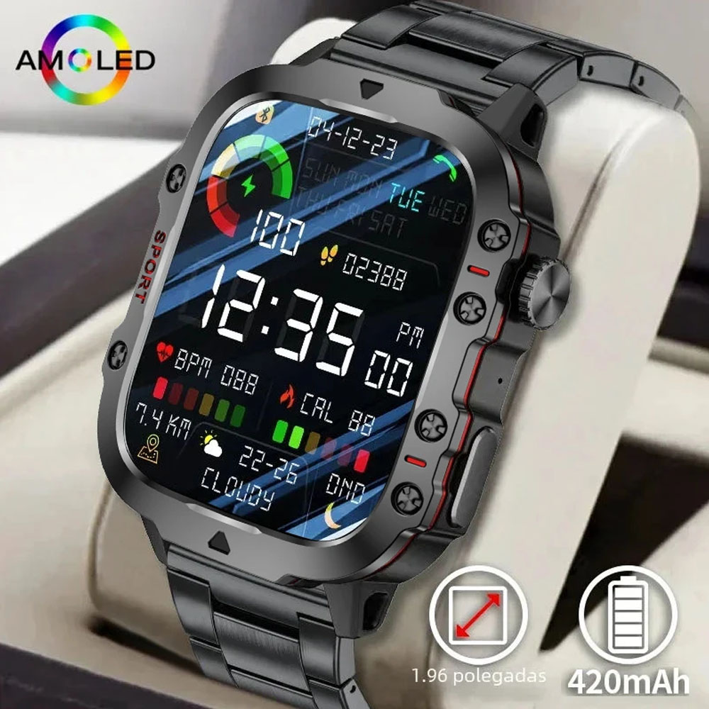 오리지널 러기드 남성용 스마트워치 무선 통화 피트니스  - Smartwatch Rugged Watches For Men 리뷰 및 가격