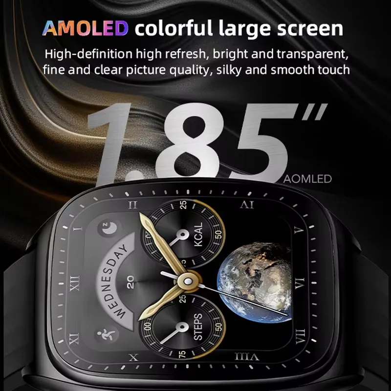 2025 패션 남성 스마트워치 제조업체 1.85인치 A - Smartwatch Watches Smart 리뷰 및 가격