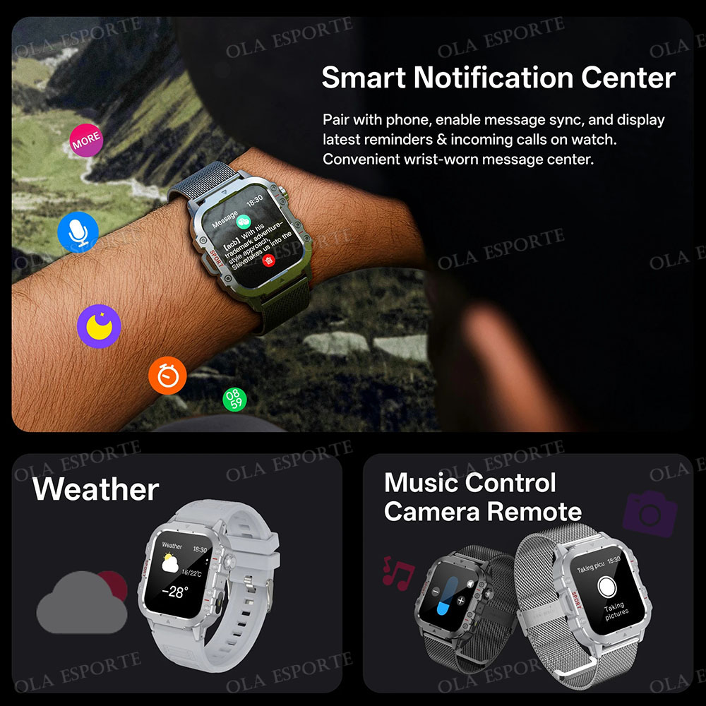 2026년형 러기드 밀리터리 스마트워치 남성용 아웃도어 - Smartwatch Rugged Watches For Men 리뷰 및 가격