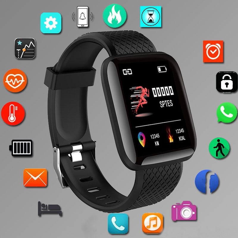 스포츠 Smartwatch 피트니스 팔찌 음악 제어 여 - Smartwatch Square Watches For Men 리뷰 및 가격