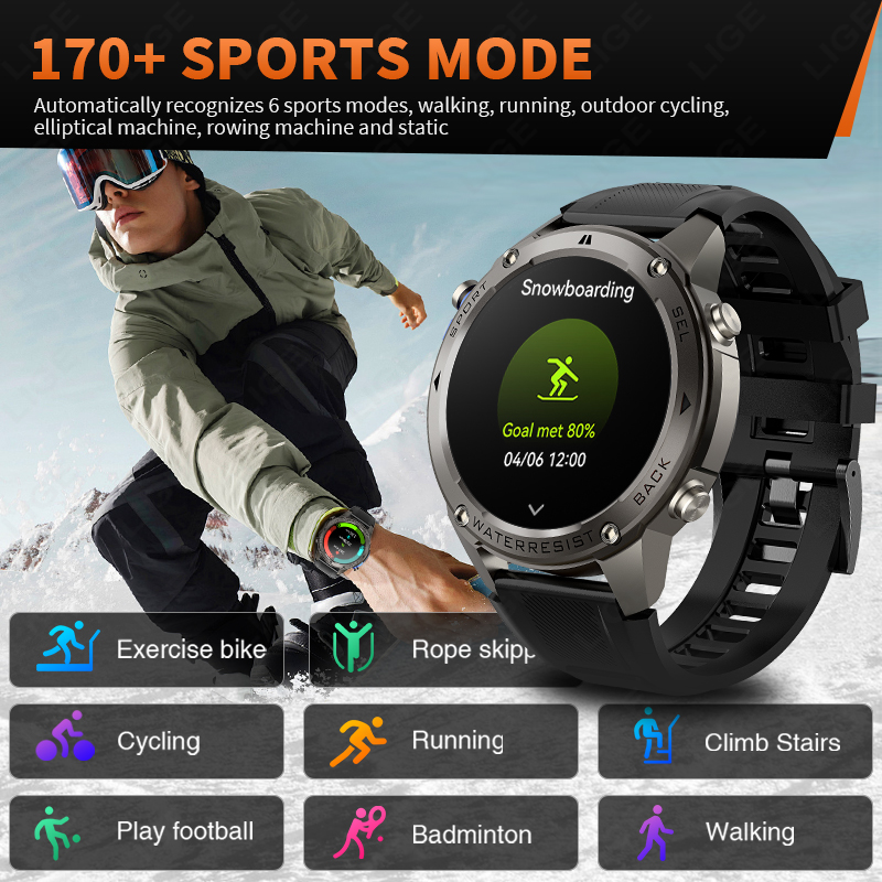 2026 새로운 울트라 군용 등급 GPS 스마트 시계  - Smartwatch Watches Smart 리뷰 및 가격