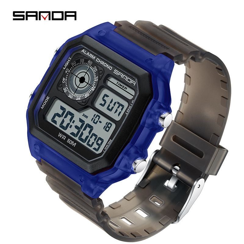 패션 산다 탑 브랜드 LED 디지털 스포츠 크로노그래프 - Ladies Fashion Watch 리뷰 및 가격