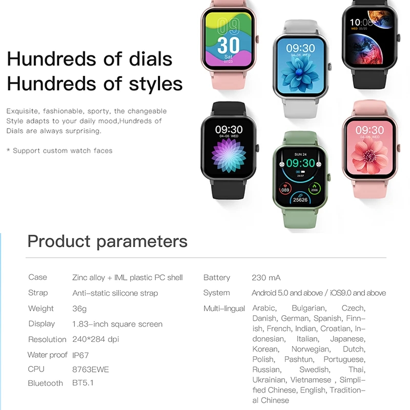 2025 여성용 스마트워치 풀 터치 스크린 패션 시계  - Smartwatch Sports Watches For Women 리뷰 및 가격