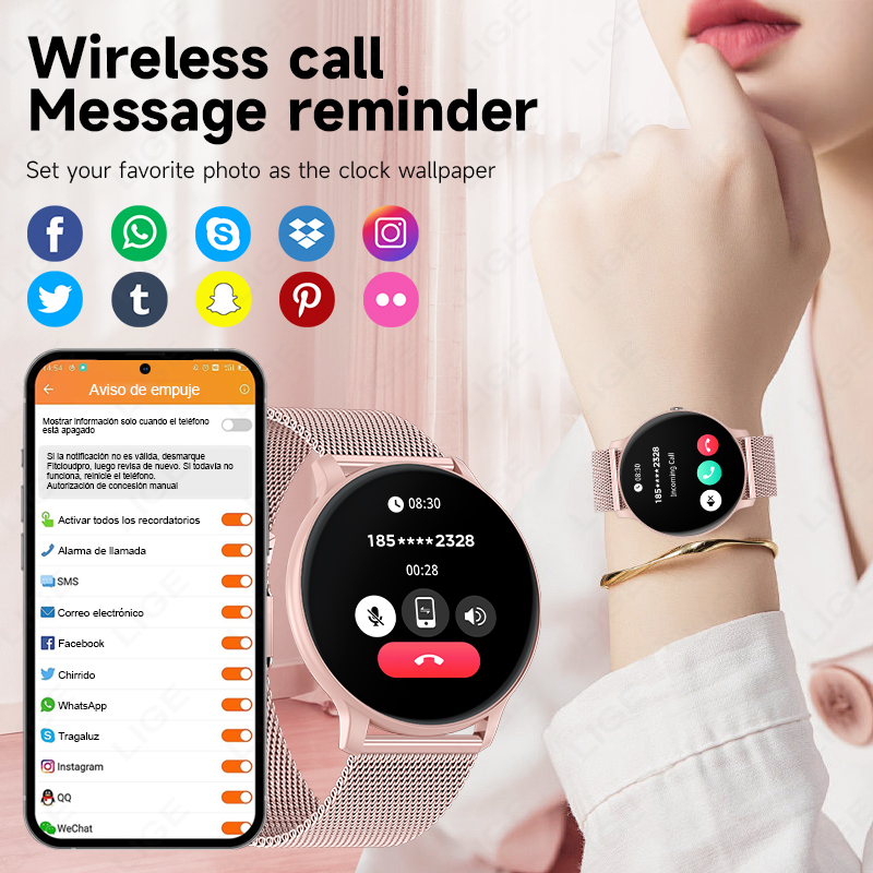 2026 새로운 여성 블루투스 통화 스마트 시계 심박수 - Smartwatch Health Watches For Men 리뷰 및 가격