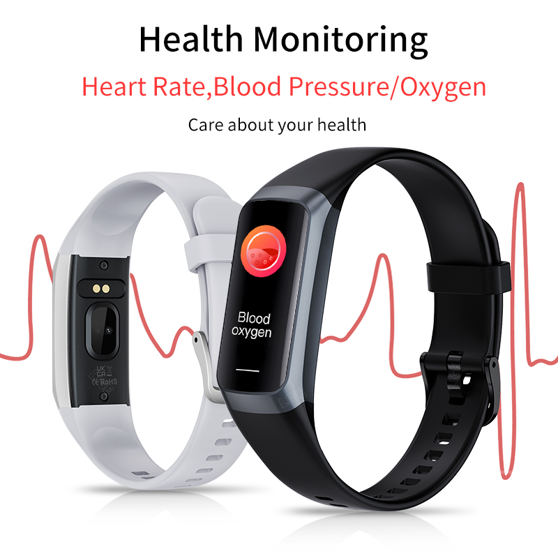 LIGE 1.1인치 아몰레드 심박수 모니터 스마트 팔찌 - Smartwatch Health Watches For Men 리뷰 및 가격