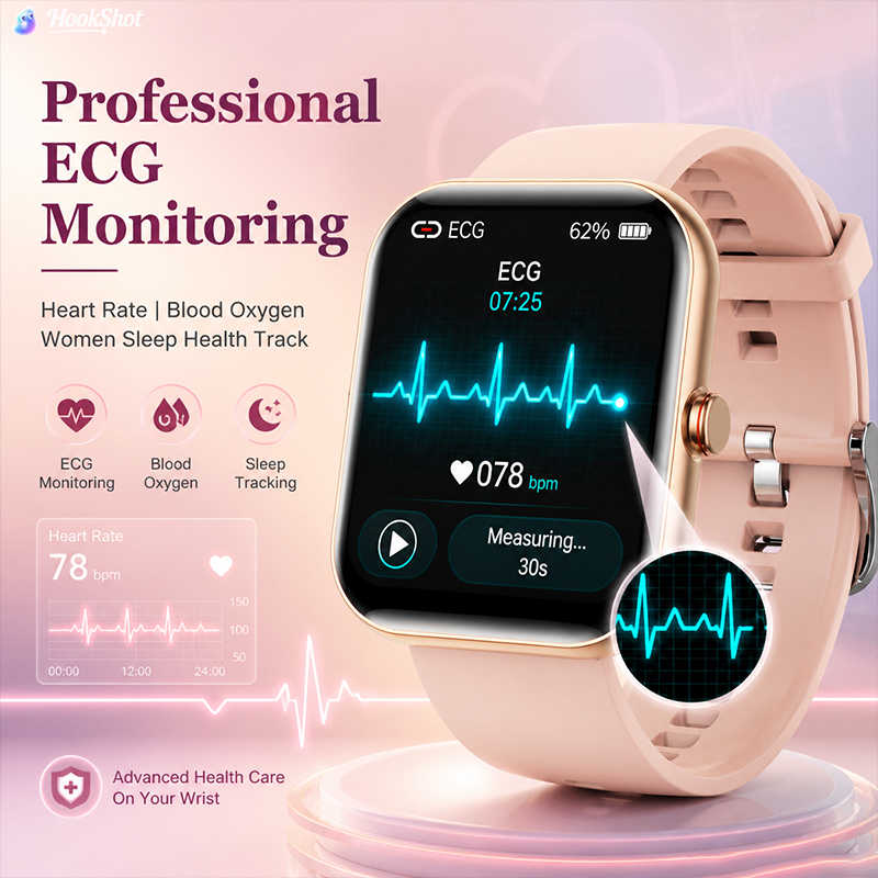 여성용 스마트워치 BT 통화 심박수 수면 모니터링 IP - Smartwatch Sports Watches For Women 리뷰 및 가격