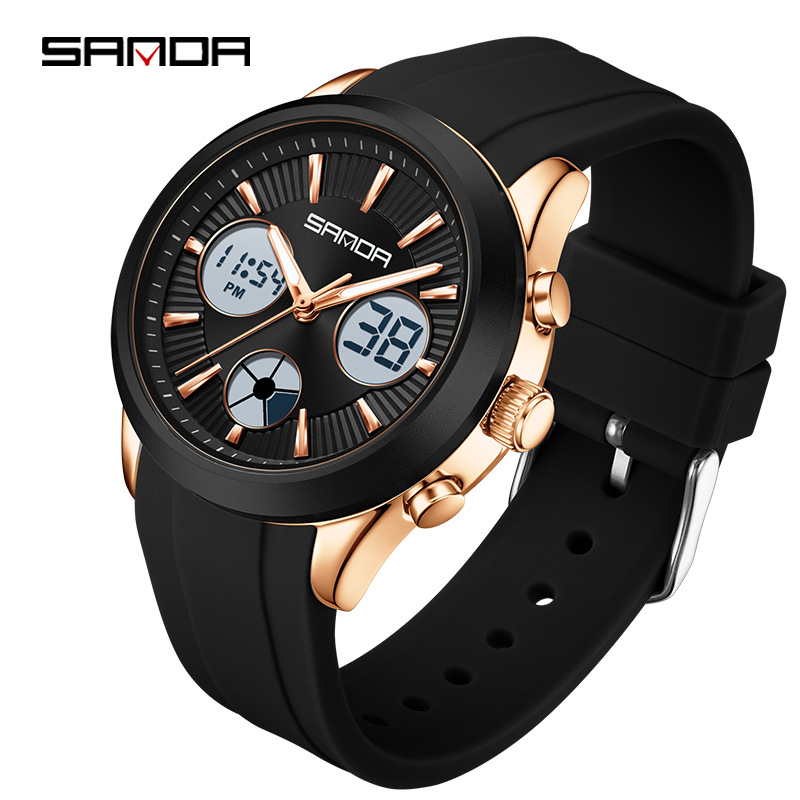 SANDA 전자 시계 야광 3시간 다기능 스포츠 시계  - Smartwatch Sports Watches For Women 리뷰 및 가격