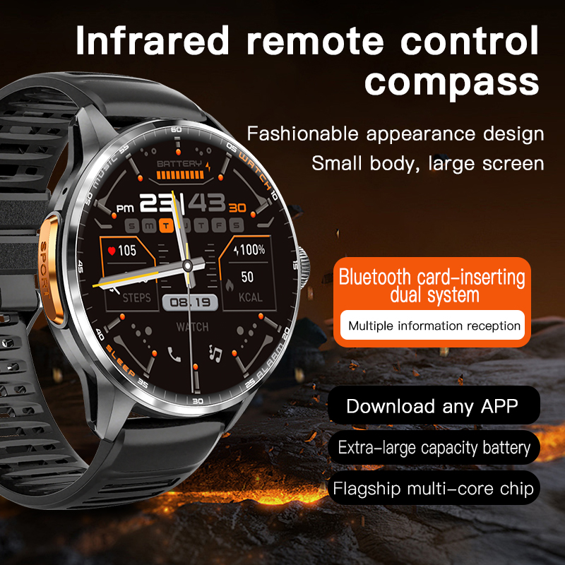 H100 글로벌 스마트 워치 안드로이드 8.1 OS 5 - Smartwatch Watches Smart 리뷰 및 가격