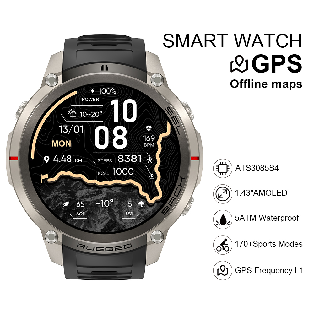 2026 DM59 스마트워치 오프라인 지도 내장 GPS - Smartwatch Watches Smart 리뷰 및 가격