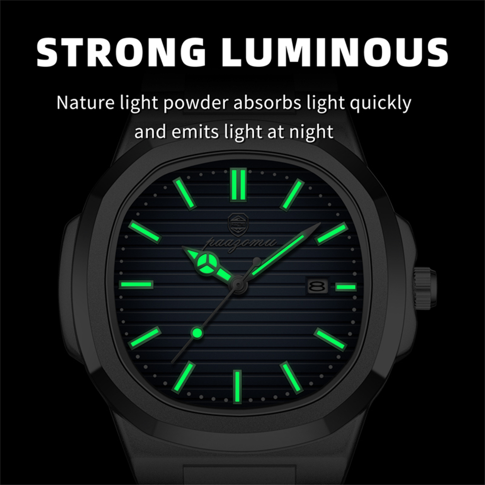 PAAZOMU 비즈니스 남성용 스퀘어 시계 로즈 골드  - Smartwatch Square Watches For Men 리뷰 및 가격