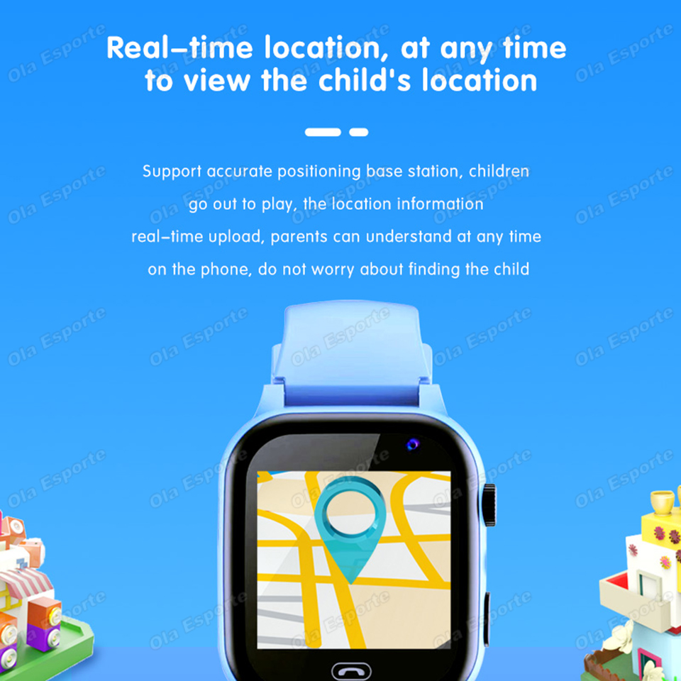 2027 키즈 5G 스마트워치 GPS SOS 비디오 통 - Smartwatch Watches For Kid Boy 리뷰 및 가격